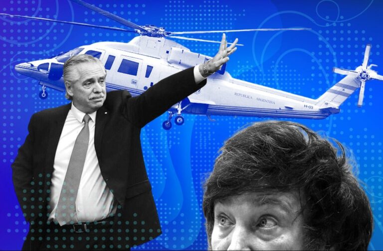 Solo en Off: el misterioso destino del helicóptero presidencial que usaba Alberto Fernández