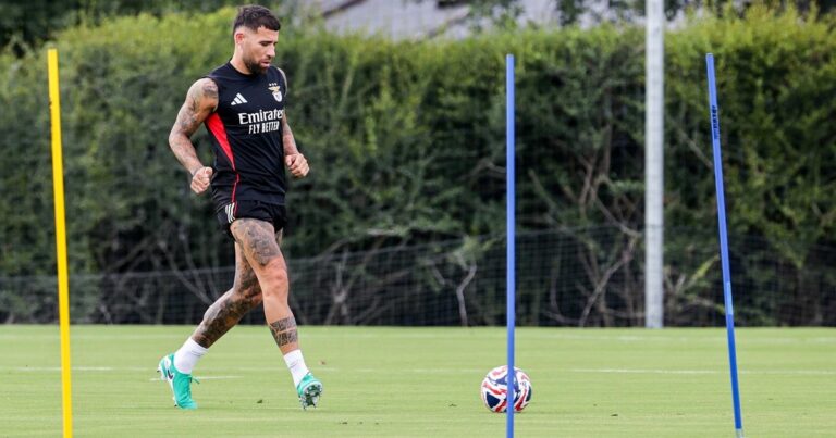 Antes de enfrentar a Boca, el presidente del Benfica solo piensa en la renovación de Otamendi