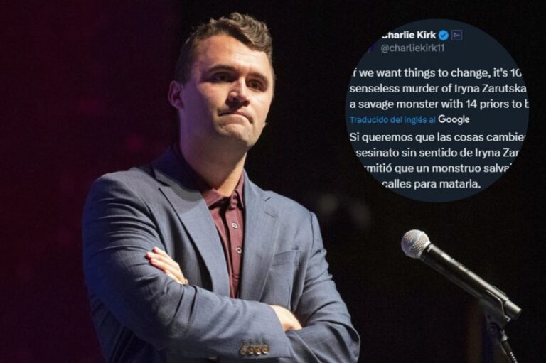 El último posteo de Charlie Kirk en las redes en defensa de una migrante asesinada: Queremos que las cosas cambien