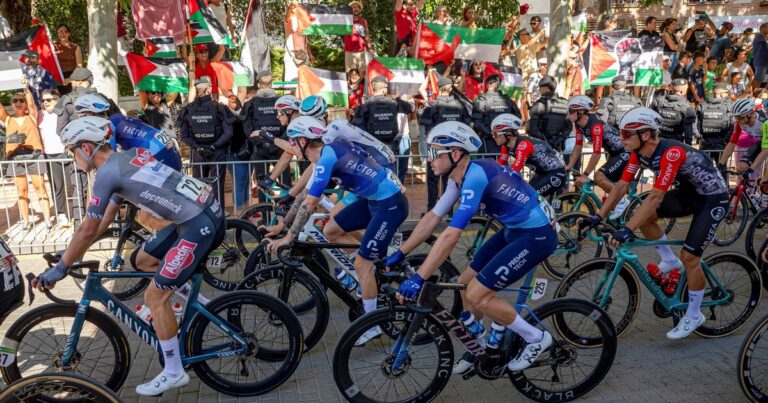 La Vuelta a España no se completó por las protestas pro Palestina