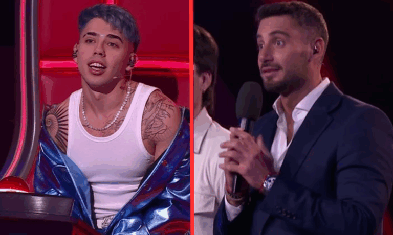 La bronca de Nico Occhiato con Luck Ra por un grosero error que tuvo en La Voz Argentina
