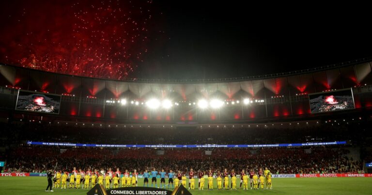 El llamativo error que se robó la atención en la previa de Estudiantes – Flamengo por la Libertadores
