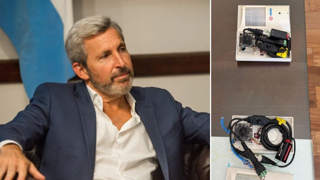 «Dispositivos de espionaje»: Frigerio denunció encontró micrófonos y cámaras en su despacho