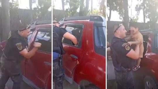 Pilar: rescatan a un nene de dos años encerrado en una camioneta bajo 37 de calor