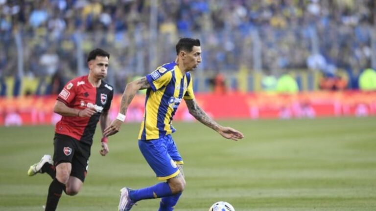 Ángel Di María se lesionó y enciende las alarmas en Rosario Central