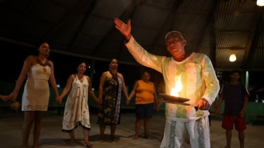 Comunidad indígena de la Amazonía brasileña